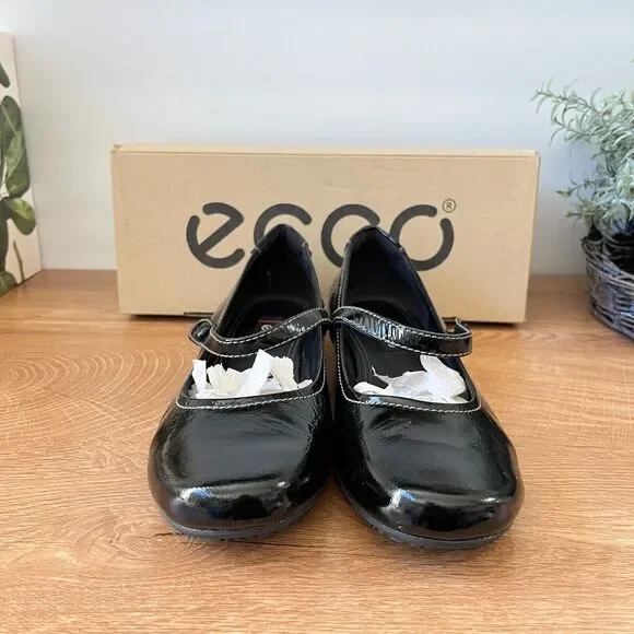 Ecco Women's 'Bouillon' Mary Jane Flats Patent Leather Flats Size 39 EU Shoes - Picture 5 of 7